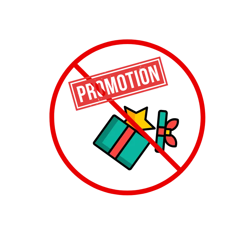 No Promotion And No Discount