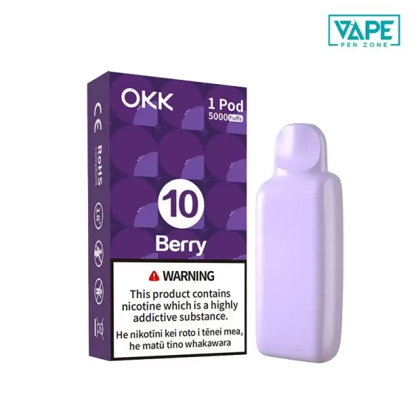 OKK Cross Pod 5000 Puffs Berry