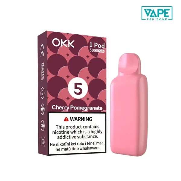 OKK Cross Pod 5000 Puffs Cherry Pomegranate