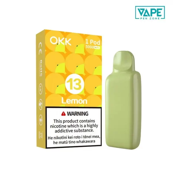 OKK Cross Pod 5000 Puffs Lemon