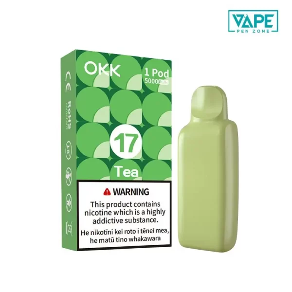 OKK Cross Pod 5000 Puffs Tea