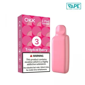 OKK Cross Pod 5000 Puffs Tropical Berry