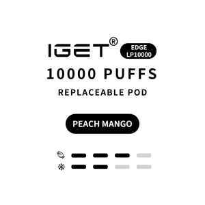 Peach Mango - IGET EDGE Pod 10000 Puffs