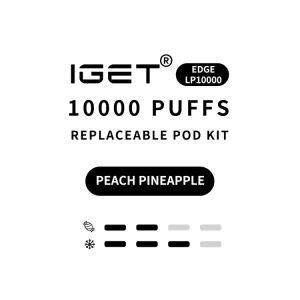 Peach Pineapple - IGET EDGE Kit 10000 Puffs