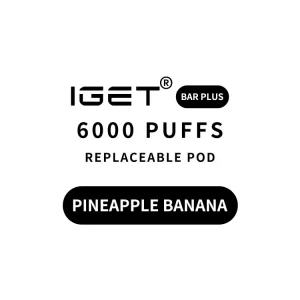 IGET Bar Plus Pod 2.0 6000 Puffs - Pineapple Banana