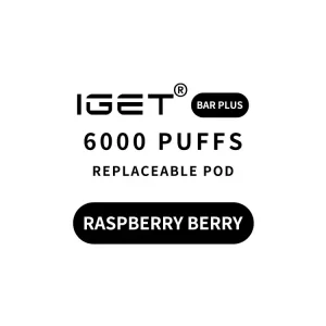 IGET Bar Plus Pod 2.0 6000 Puffs - Raspberry Berry