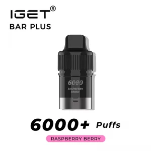 Raspberry Berry IGET Bar Plus Pod 6000 Puffs