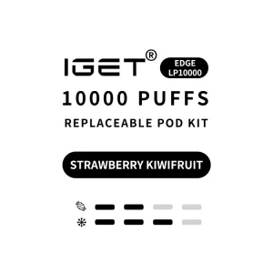 Strawberry Kiwifruit - IGET EDGE Kit 10000 Puffs