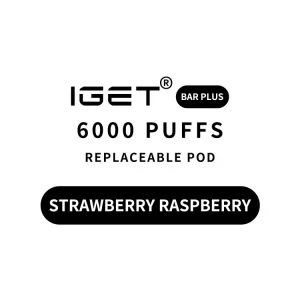 IGET Bar Plus Pod 2.0 6000 Puffs - Strawberry Raspberry