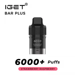 Strawberry Raspberry IGET Bar Plus Pod 6000 Puffs