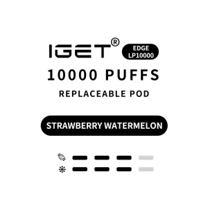 Strawberry Watermelon - IGET EDGE Pod 10000 Puffs