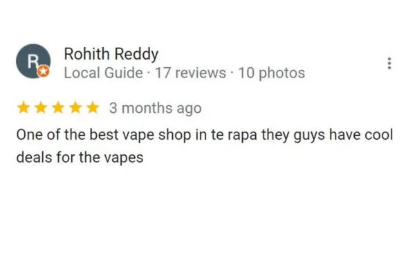 Te Rapa Vape Shop Review 1