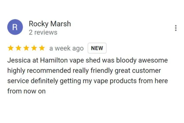 The Vape Shed Hamilton East Review 3