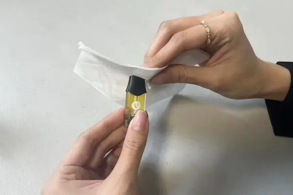 Use Tissues To Clean The Droplets